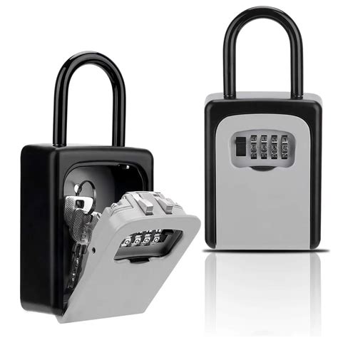 stainless steel key lock box|combination keyless lock box.